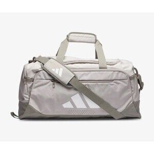Adidas Defender 5 Medium Duffel Unisex Bag Gym Luggage Travel Alumina Grey #779